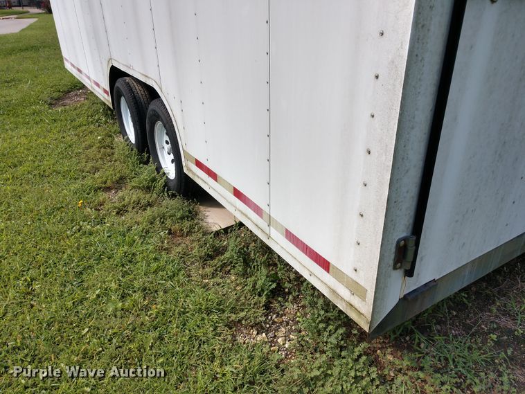 image for item FV9221 2004 shop built enclosed cargo trailer