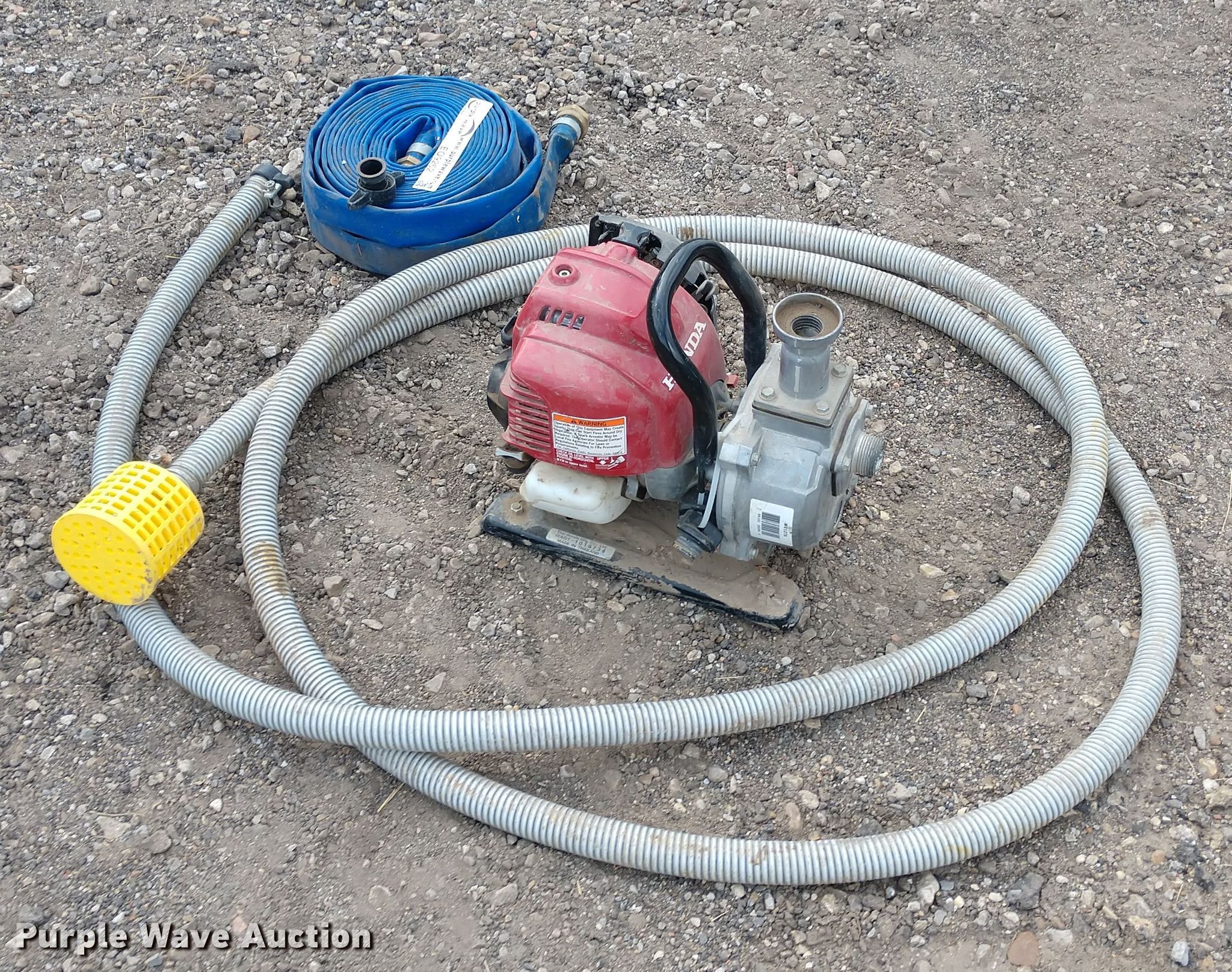 Honda WX10T water pump in Towanda, KS Item EQ9262 sold Purple Wave