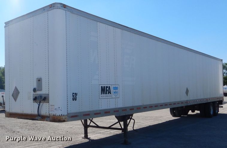 image for item DE8525 1996 Trailmobile 01JA-1RAY dry van trailer