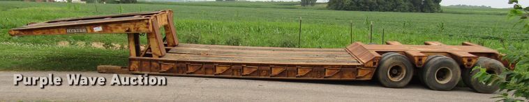 image for item DG1324 1980 Hyster lowboy equipment trailer