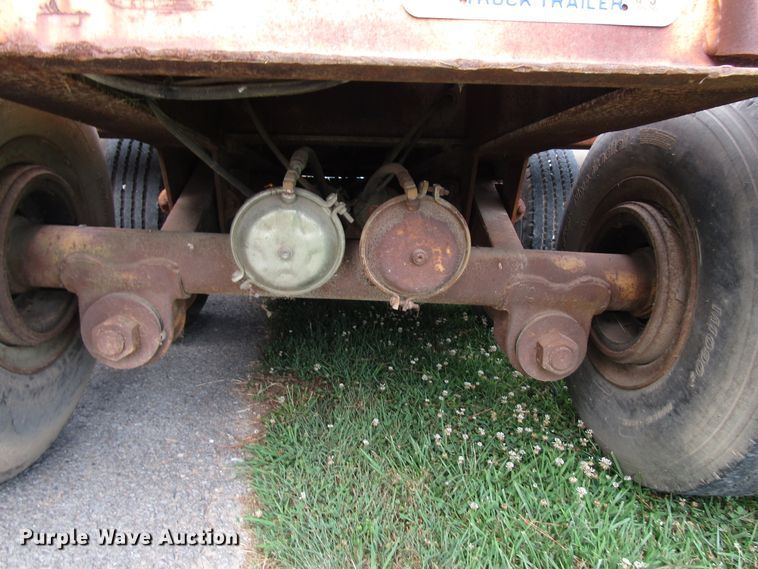 image for item DG1324 1980 Hyster lowboy equipment trailer