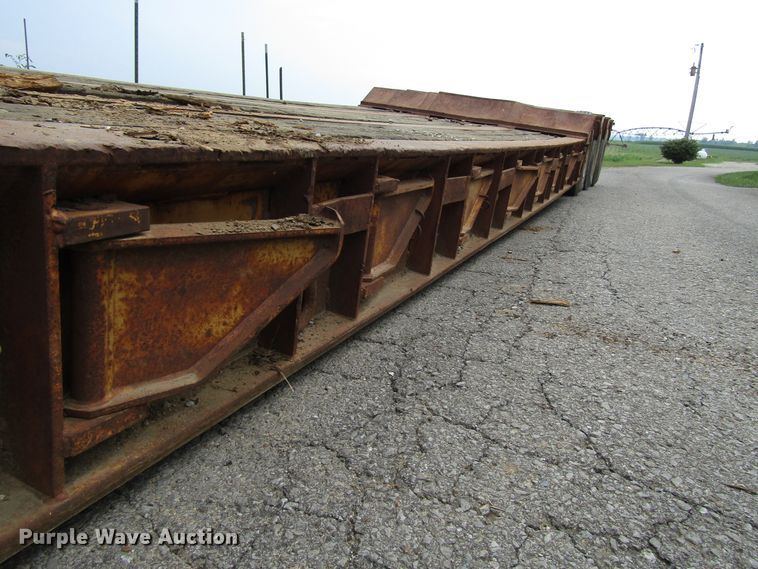 image for item DG1324 1980 Hyster lowboy equipment trailer