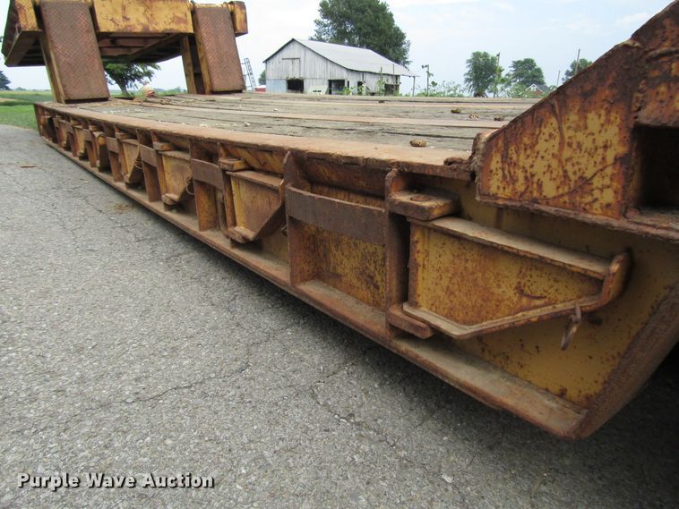 image for item DG1324 1980 Hyster lowboy equipment trailer