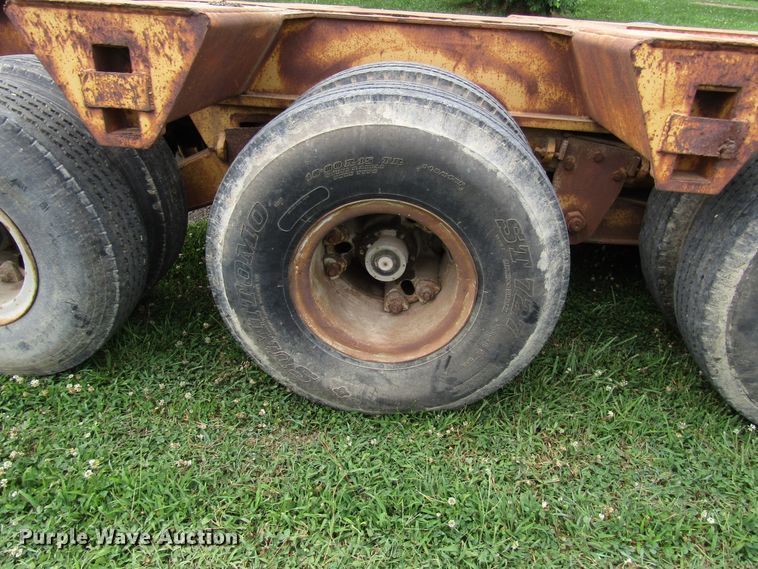 image for item DG1324 1980 Hyster lowboy equipment trailer