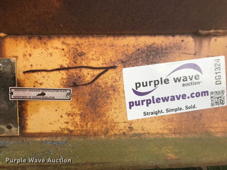 image for item DG1324 1980 Hyster lowboy equipment trailer