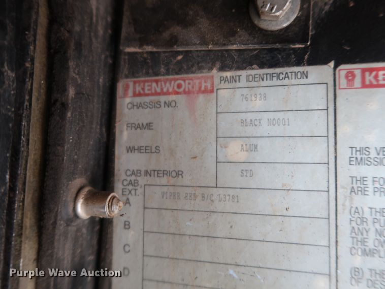 image for item DG4174 1998 Kenworth T800 semi truck