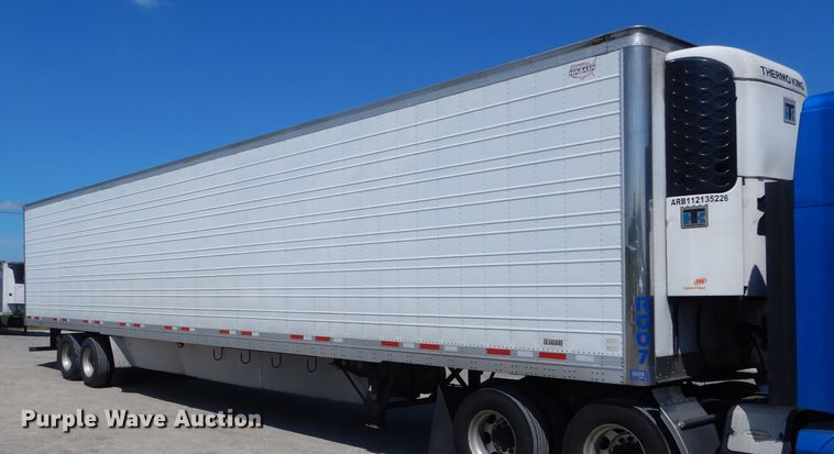 image for item DH6105 2011 Wabash refrigerated van trailer