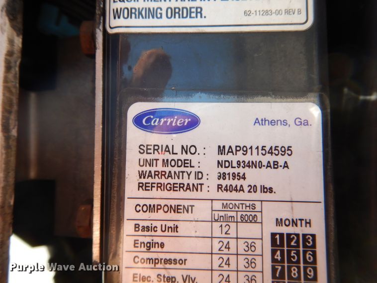 image for item DH6106 2010 Great Dane SUP-1114-11053 refrigerated van trailer