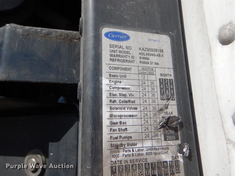 image for item DH6121 2005 Utility refrigerated van trailer