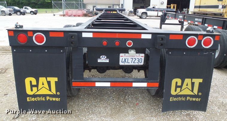 image for item DI0607 2009 Hyundai CGN403-516 flatbed trailer