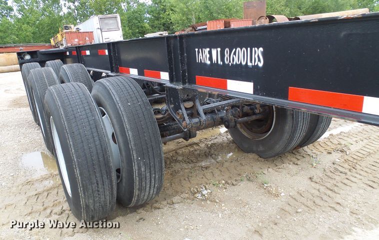 image for item DI0607 2009 Hyundai CGN403-516 flatbed trailer