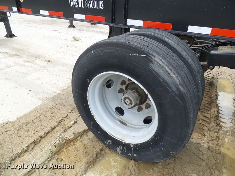 image for item DI0607 2009 Hyundai CGN403-516 flatbed trailer