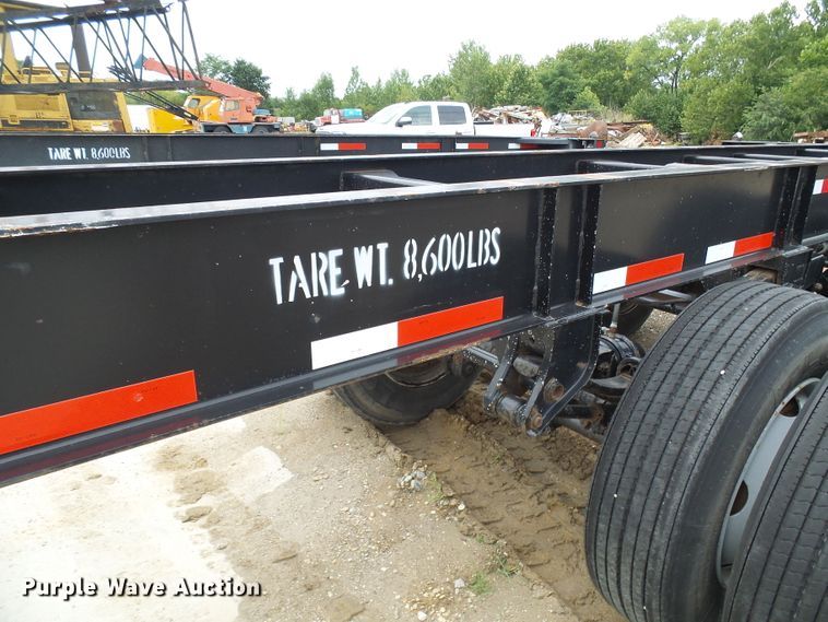 image for item DI0607 2009 Hyundai CGN403-516 flatbed trailer