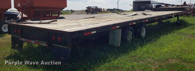 image for item ET9811 2001 Thibodeaux drop deck trailer
