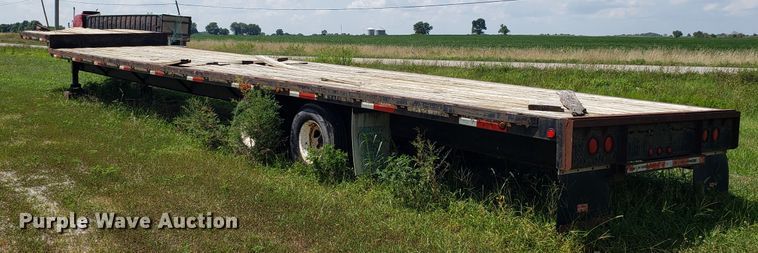 image for item ET9811 2001 Thibodeaux drop deck trailer