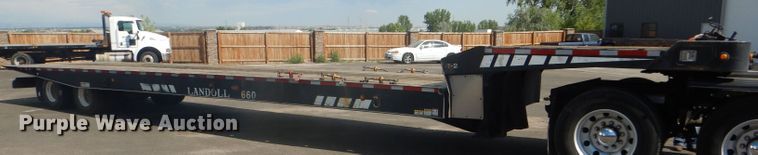 image for item GH9576 2000 Landoll 660 tilt deck equipment trailer