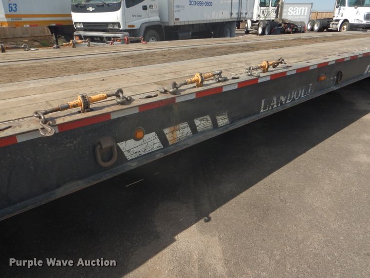 image for item GH9576 2000 Landoll 660 tilt deck equipment trailer