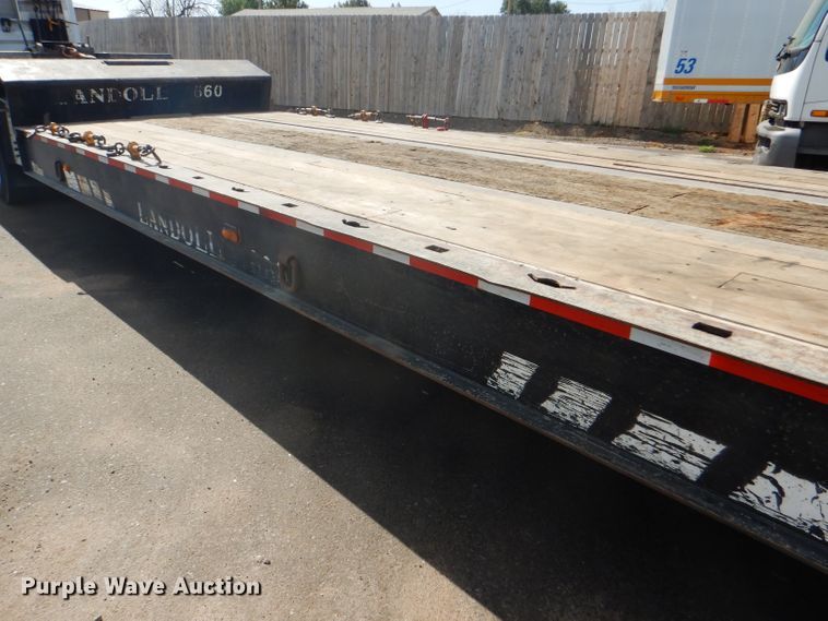 image for item GH9576 2000 Landoll 660 tilt deck equipment trailer