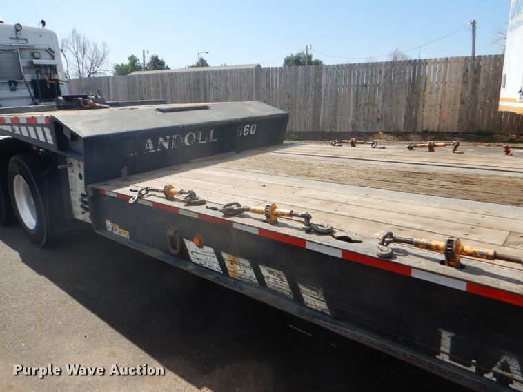 image for item GH9576 2000 Landoll 660 tilt deck equipment trailer