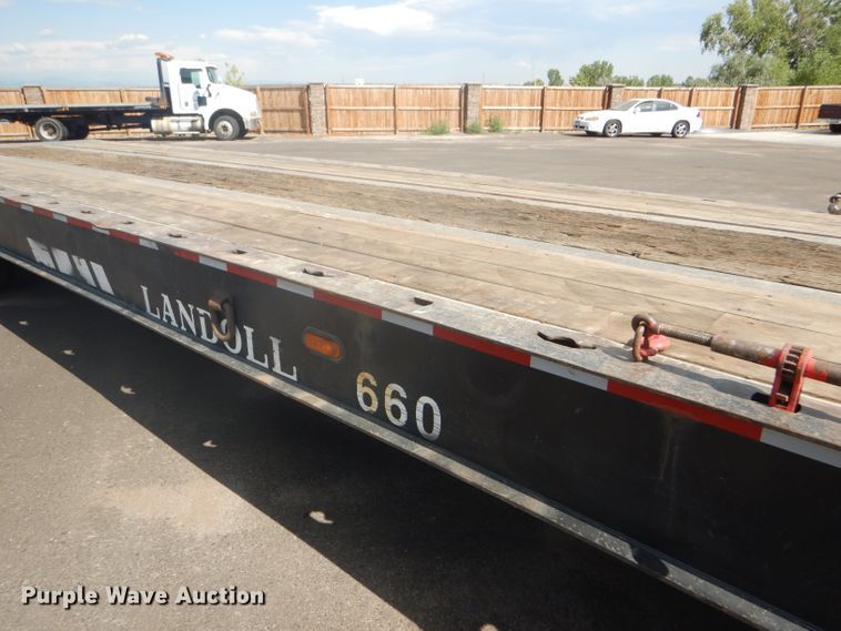 image for item GH9576 2000 Landoll 660 tilt deck equipment trailer