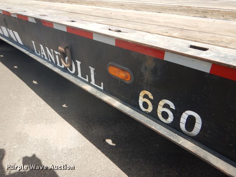 image for item GH9576 2000 Landoll 660 tilt deck equipment trailer