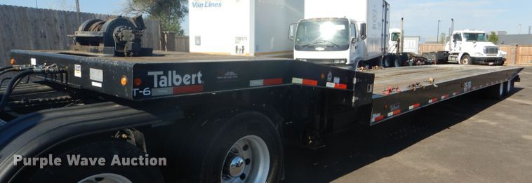 image for item GH9577 2013 Talbert 3553TA tilt deck equipment trailer