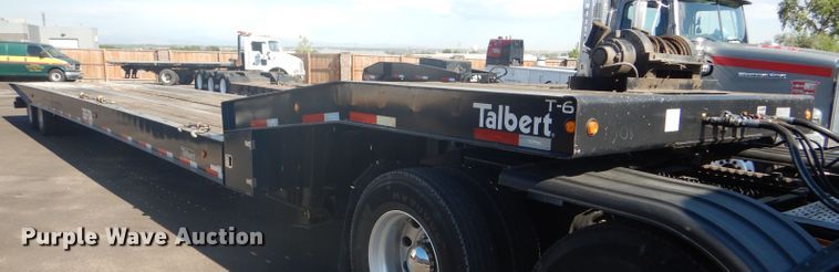 image for item GH9577 2013 Talbert 3553TA tilt deck equipment trailer