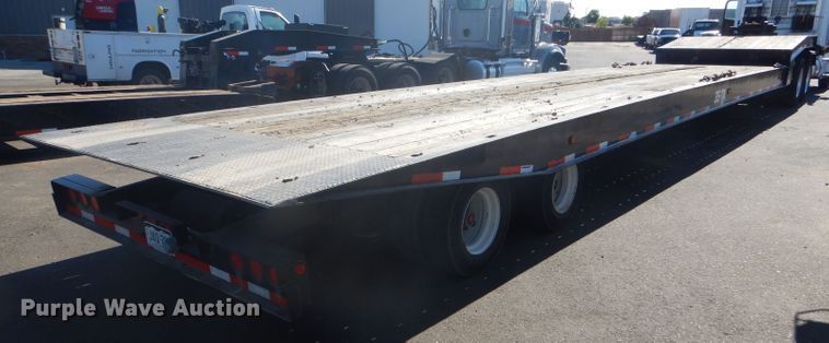 image for item GH9577 2013 Talbert 3553TA tilt deck equipment trailer