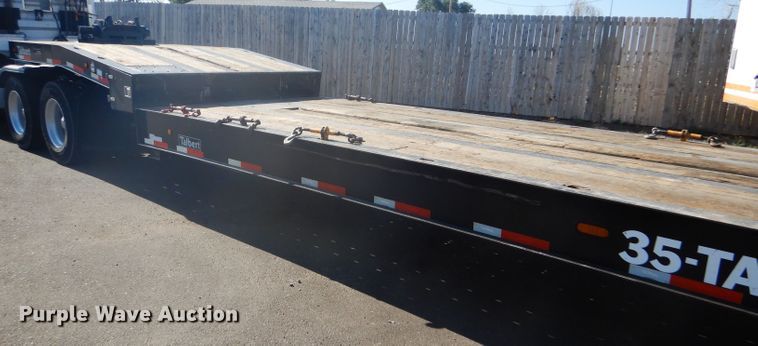 image for item GH9577 2013 Talbert 3553TA tilt deck equipment trailer