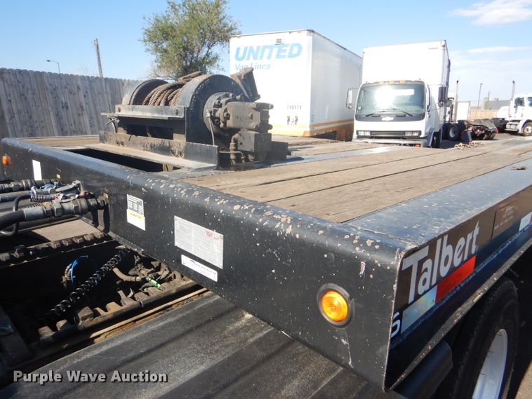 image for item GH9577 2013 Talbert 3553TA tilt deck equipment trailer