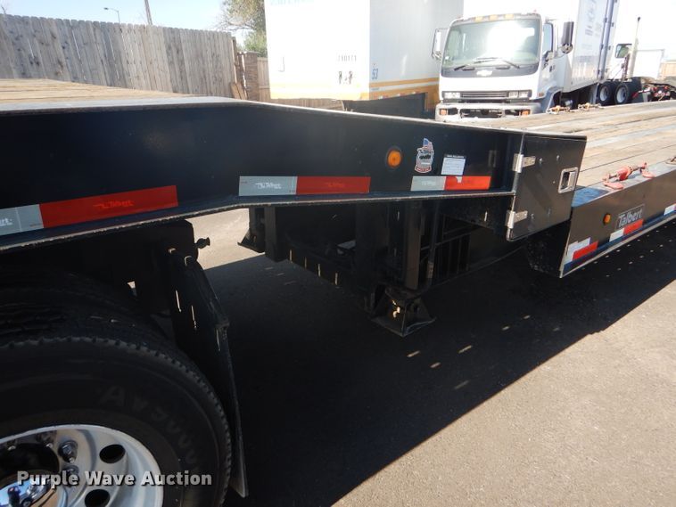 image for item GH9577 2013 Talbert 3553TA tilt deck equipment trailer