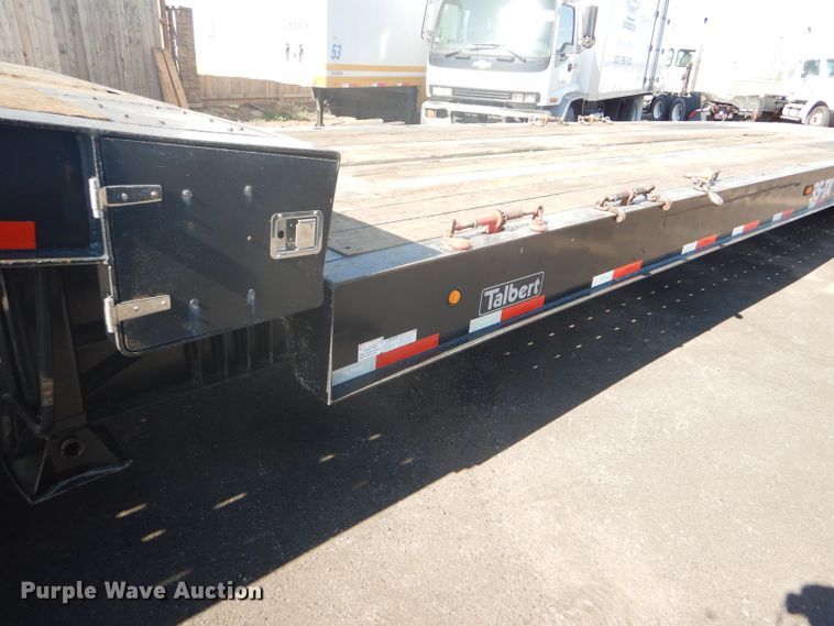 image for item GH9577 2013 Talbert 3553TA tilt deck equipment trailer