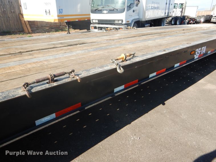 image for item GH9577 2013 Talbert 3553TA tilt deck equipment trailer