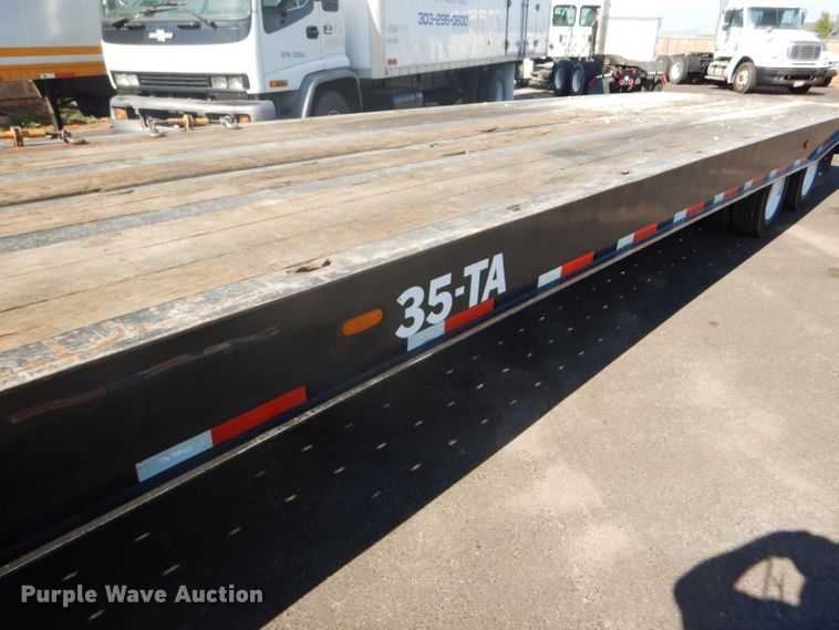 image for item GH9577 2013 Talbert 3553TA tilt deck equipment trailer