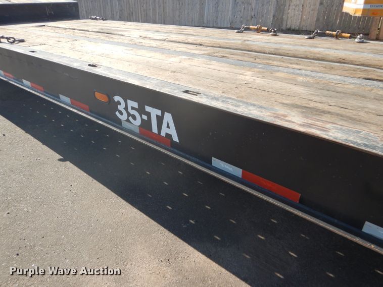 image for item GH9577 2013 Talbert 3553TA tilt deck equipment trailer
