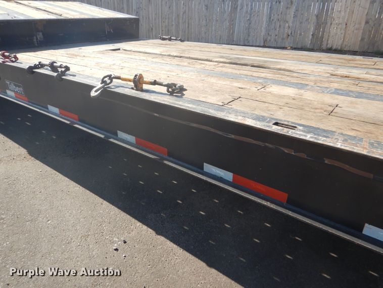 image for item GH9577 2013 Talbert 3553TA tilt deck equipment trailer