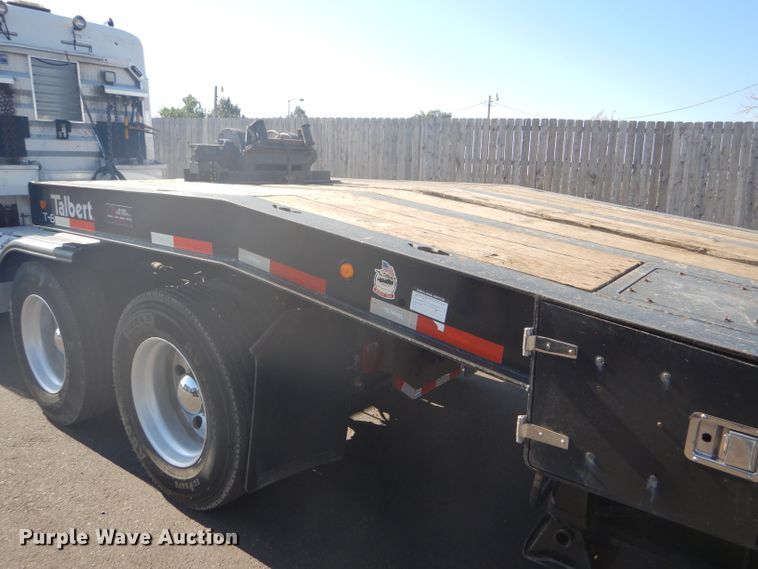 image for item GH9577 2013 Talbert 3553TA tilt deck equipment trailer