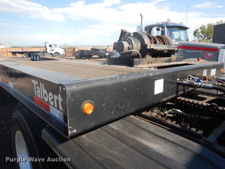 image for item GH9577 2013 Talbert 3553TA tilt deck equipment trailer