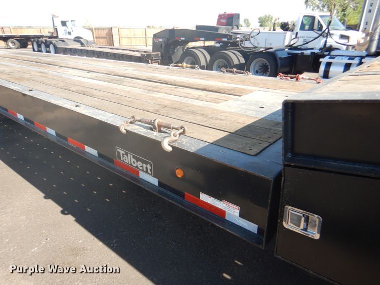 image for item GH9577 2013 Talbert 3553TA tilt deck equipment trailer