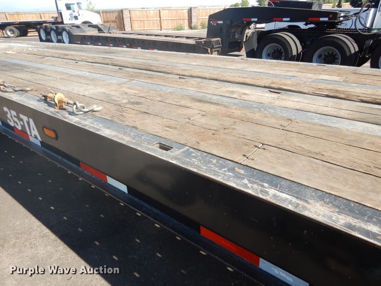 image for item GH9577 2013 Talbert 3553TA tilt deck equipment trailer