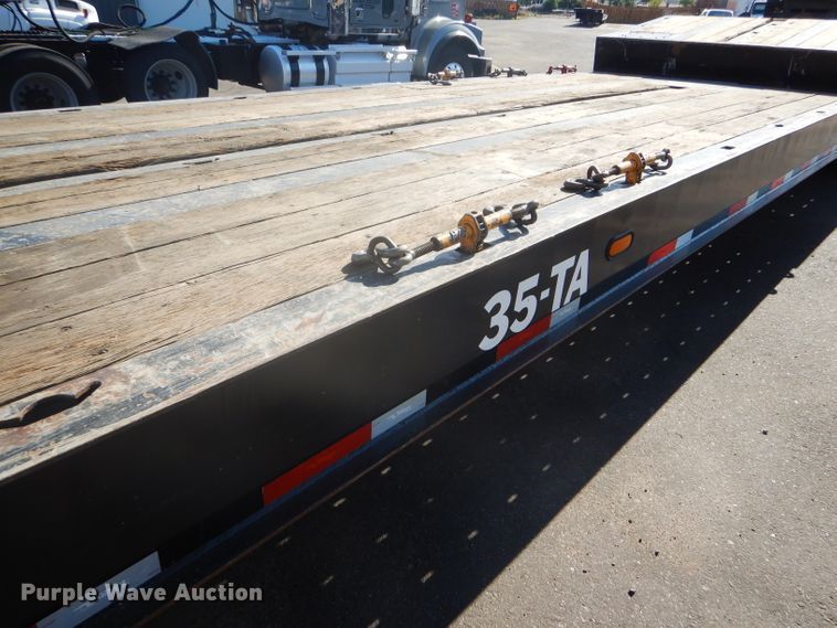 image for item GH9577 2013 Talbert 3553TA tilt deck equipment trailer