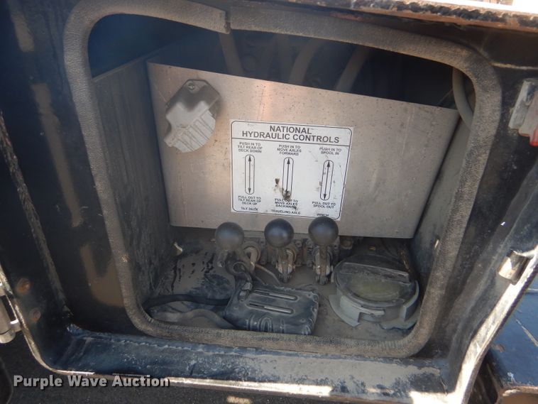 image for item GH9577 2013 Talbert 3553TA tilt deck equipment trailer