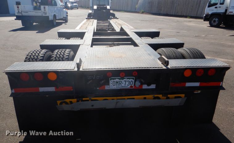 image for item GH9578 2002 Eager Beaver 55 GLS lowboy equipment trailer