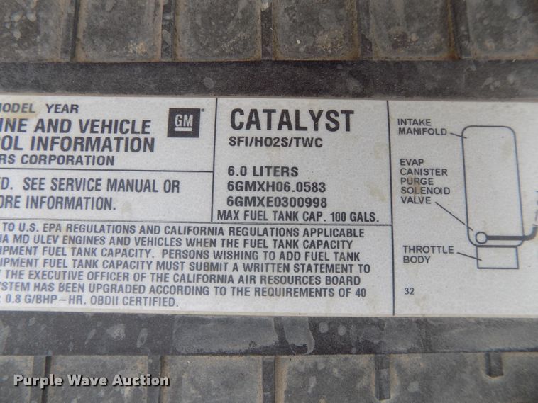 image for item DE7765 2006 Chevrolet Express G3500 school bus