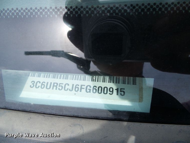 image for item DG0179 2015 Dodge Ram 2500HD Crew Cab pickup truck