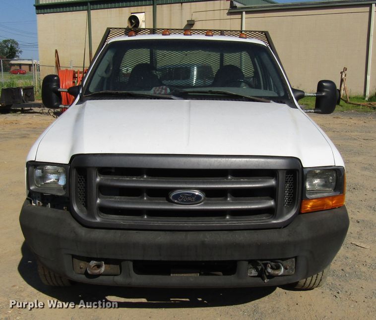 image for item DG1346 2000 Ford F350 Super Duty flatbed pickup truck