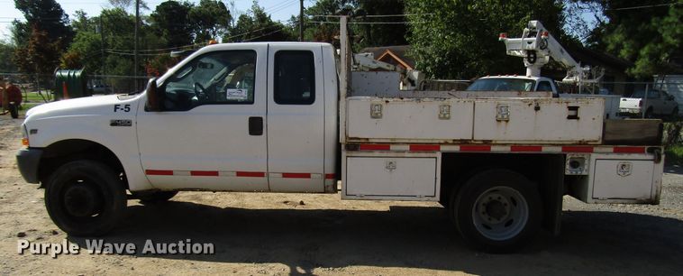 image for item DG1347 2004 Ford F450 Super Duty SuperCab utility truck