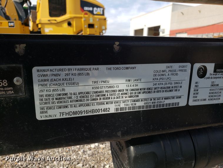 image for item DG7520 Toro cement mixer