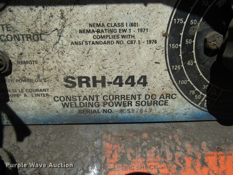 image for item DG8072 (2) Miller SRH444 welders