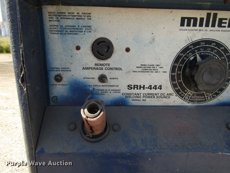 image for item DG8072 (2) Miller SRH444 welders